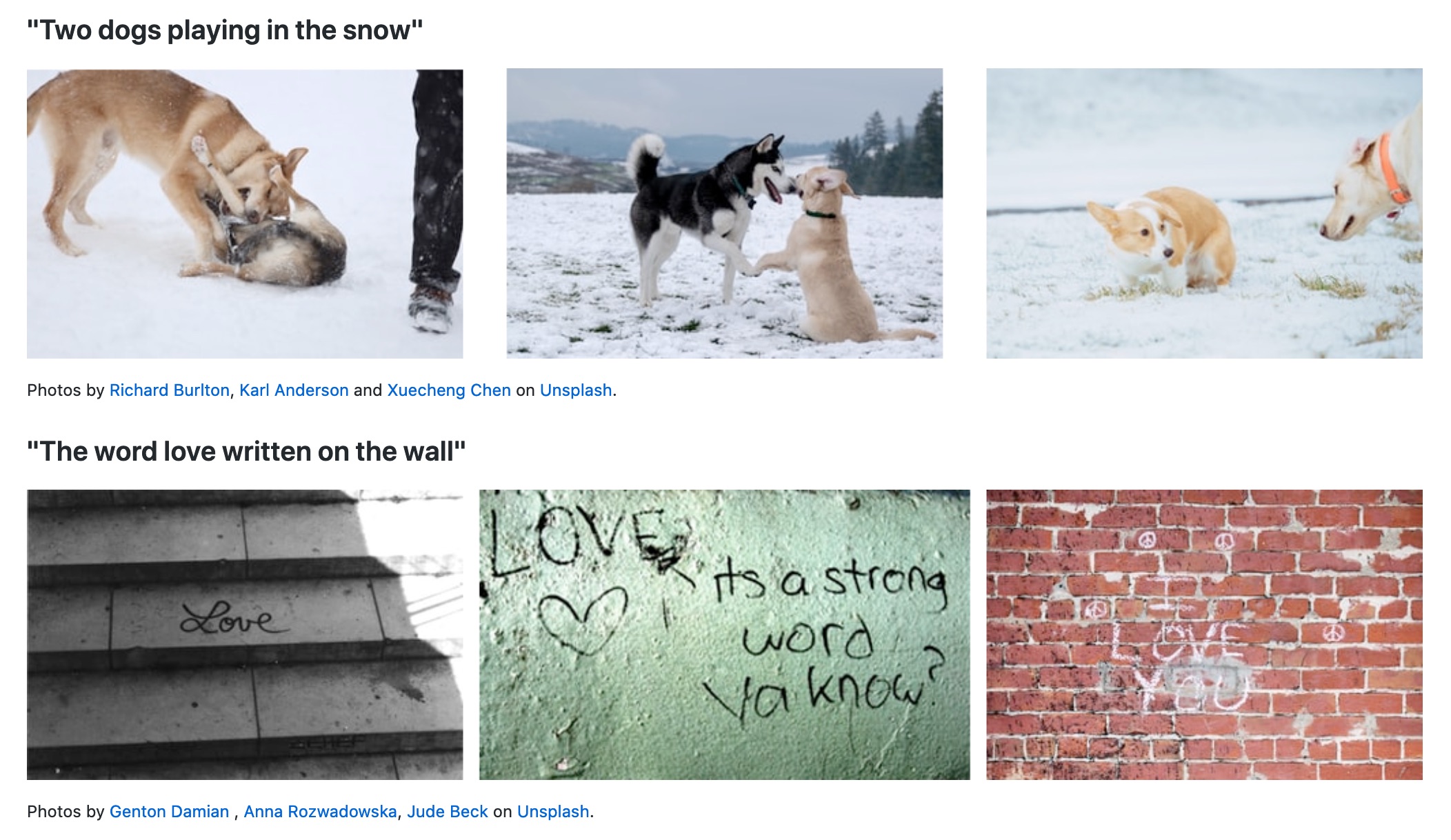 Natural Language Image Search Project