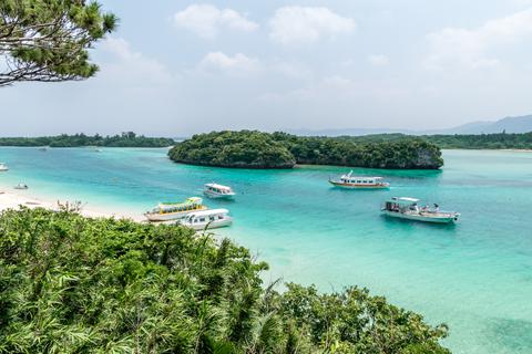 The beautiful Kabira Bay