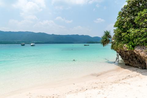 The beautiful Kabira Bay
