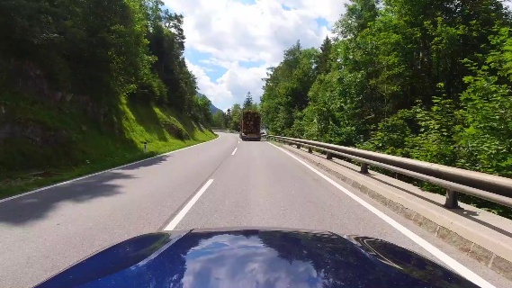 Driving through the Alps from Munich to Pertisau