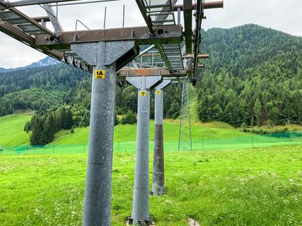 Going up with the lift