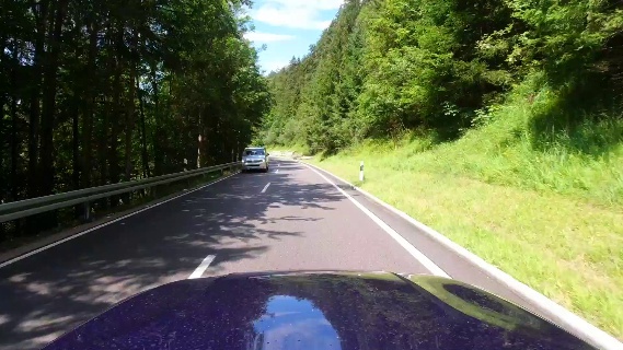 Driving back through the Alps